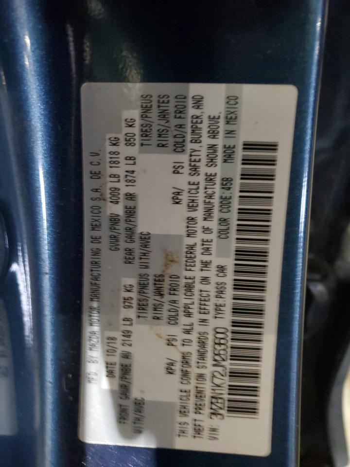 3MZBN1K72JM263600 2018 Mazda 3 Sport