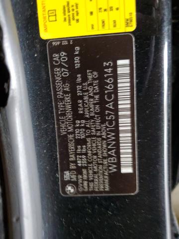 2010 BMW 535 I VIN: WBANW1C57AC166143 Lot: 59913084