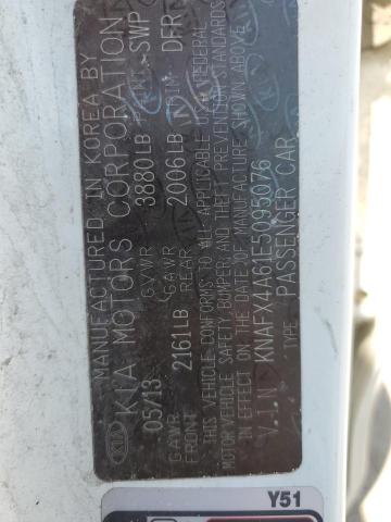 2014 Kia Forte Lx VIN: KNAFX4A61E5095076 Lot: 59017854