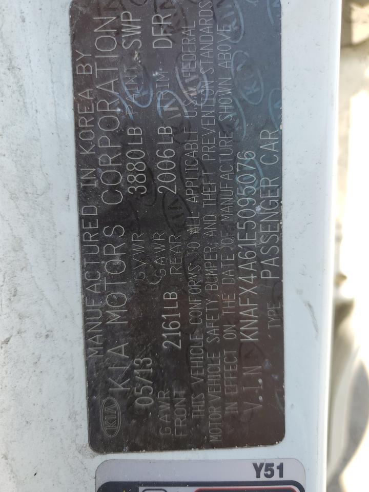 KNAFX4A61E5095076 2014 Kia Forte Lx