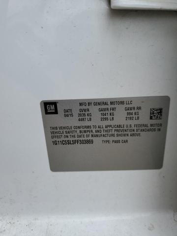 2015 Chevrolet Malibu 1Lt VIN: 1G11C5SL5FF303869 Lot: 59246034