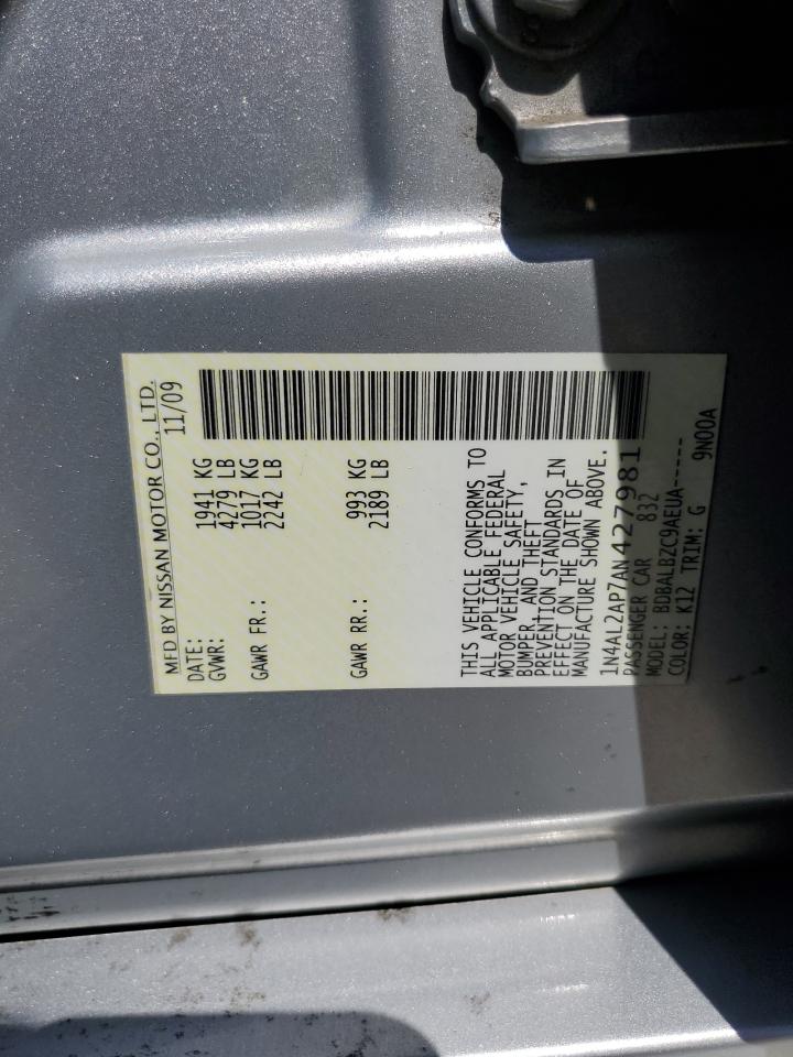 1N4AL2AP7AN427981 2010 Nissan Altima Base