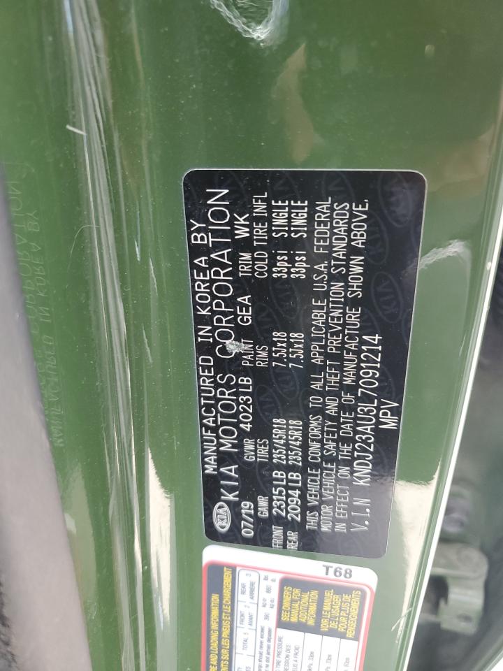 KNDJ23AU3L7091214 2020 Kia Soul Lx