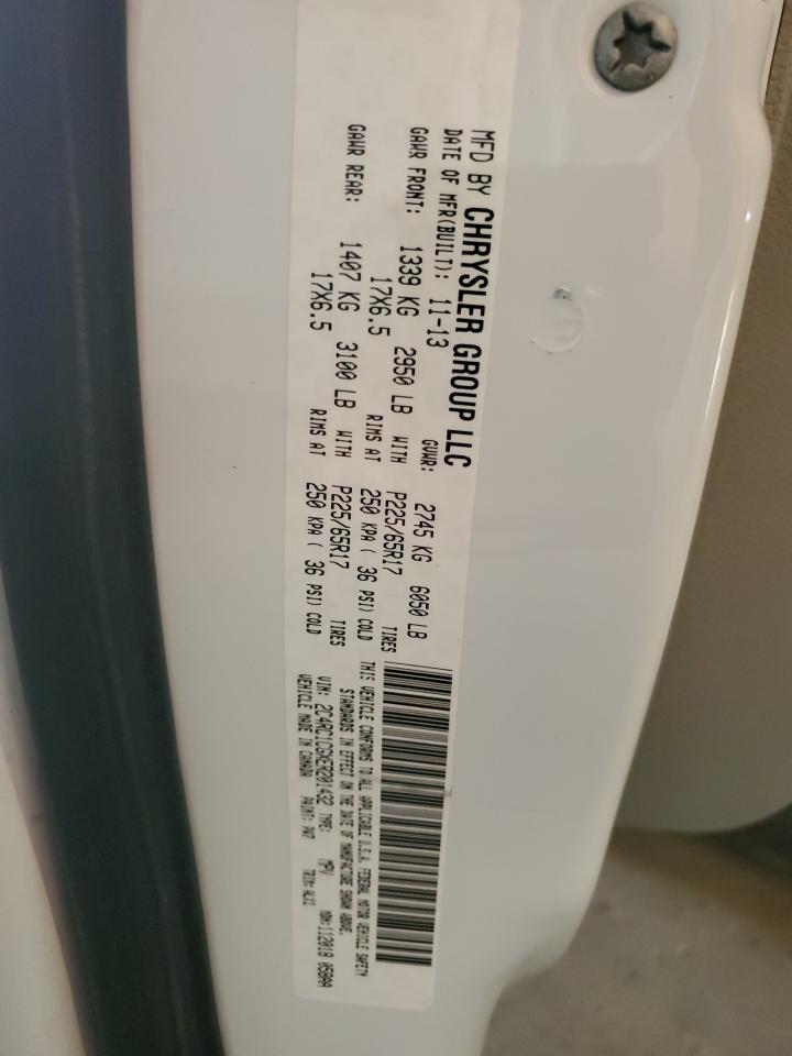 2C4RC1CGXER201432 2014 Chrysler Town & Country Touring L