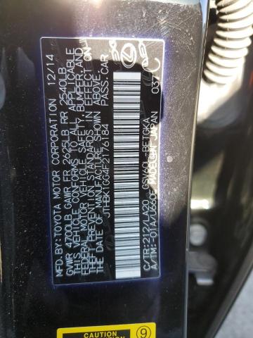 2015 Lexus Es 350 VIN: JTHBK1GG4F2176184 Lot: 59539764