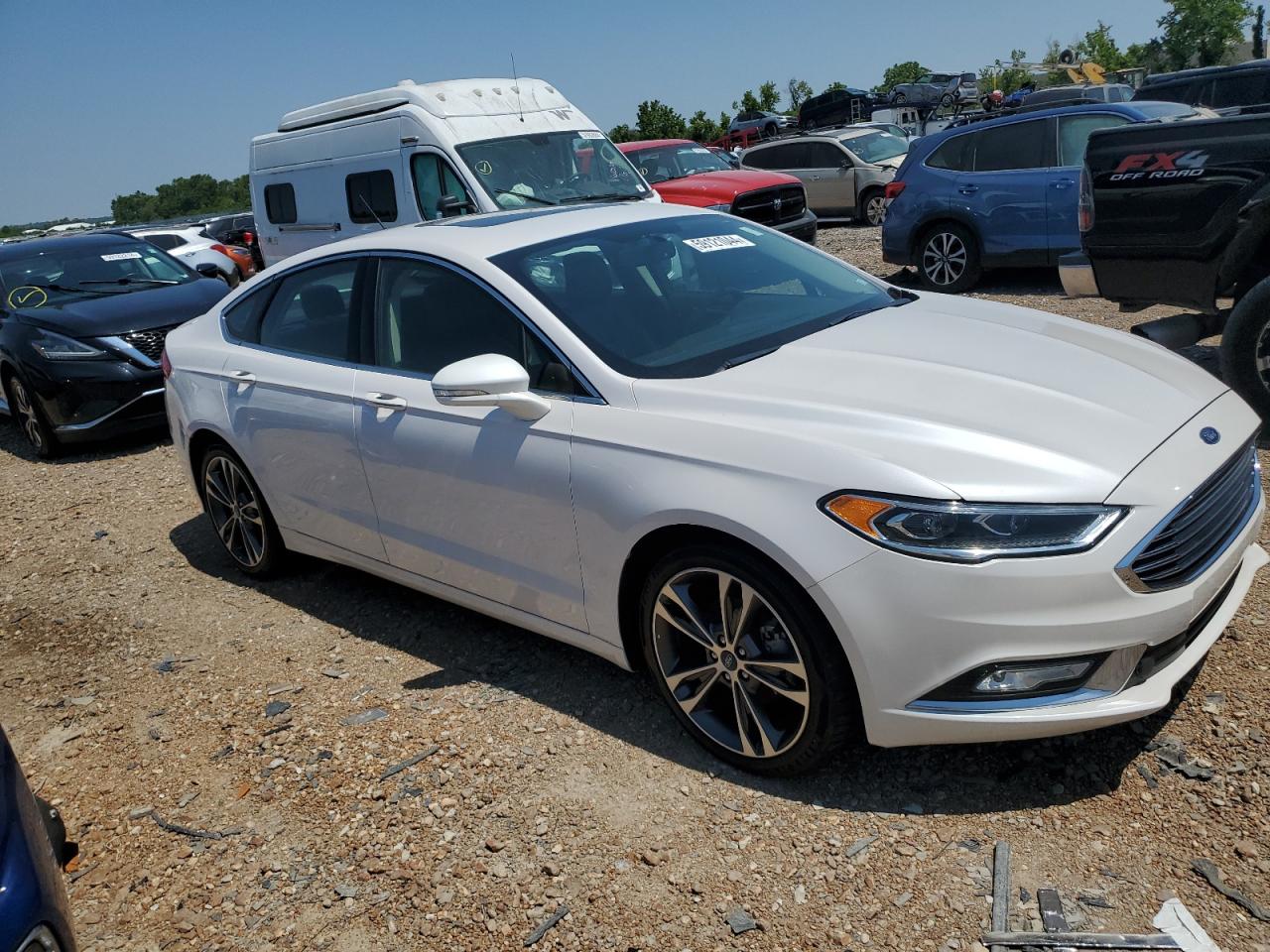 Lot #2603572537 2018 FORD FUSION TIT