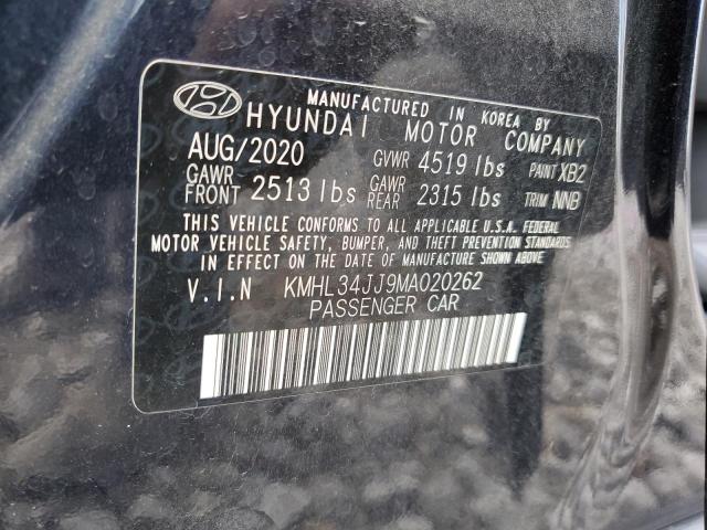 2021 HYUNDAI SONATA HYB - KMHL34JJ9MA020262