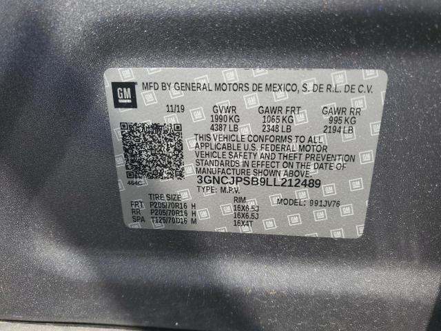 3GNCJPSB9LL212489 Chevrolet Trax 1LT 12