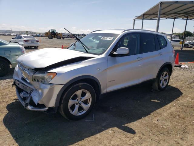 2012 BMW X3 xDrive28I VIN: 5UXWX5C50CL728929 Lot: 58308194