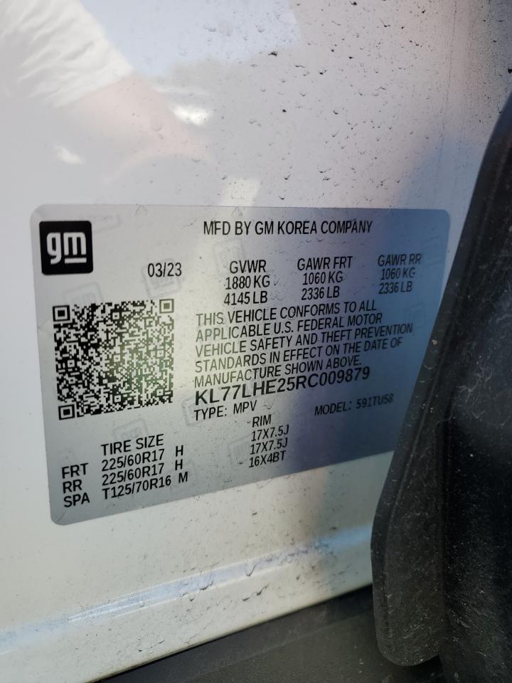 KL77LHE25RC009879 2024 Chevrolet Trax 1Lt