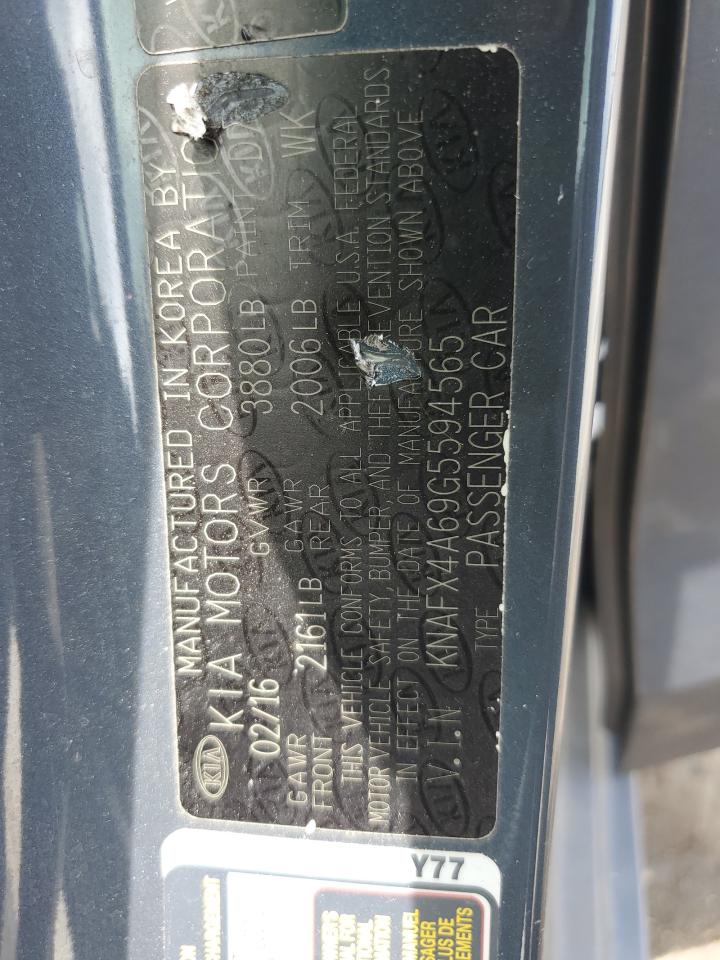 KNAFX4A69G5594565 2016 Kia Forte Lx