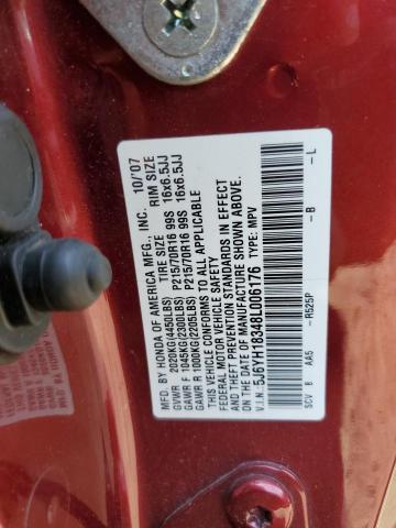 2008 Honda Element Lx VIN: 5J6YH18348L006176 Lot: 60543814