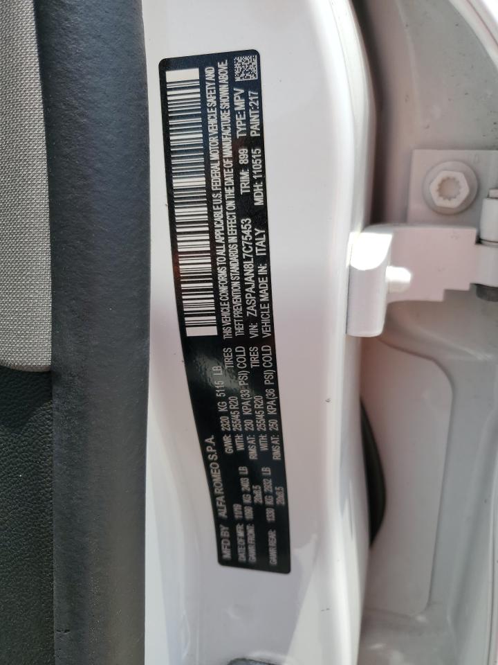 ZASPAJAN8L7C75453 2020 Alfa Romeo Stelvio