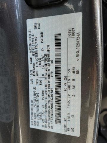 2024 Ford F250 Super Duty VIN: 1FT8W2BN9REC39181 Lot: 61003384