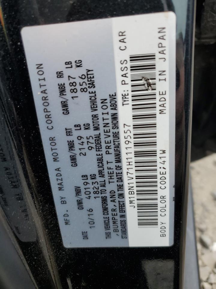 JM1BN1V71H1119557 2017 Mazda 3 Touring