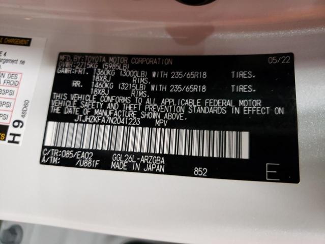 2022 Lexus Rx 350 L VIN: JTJHZKFA7N2041223 Lot: 59171264