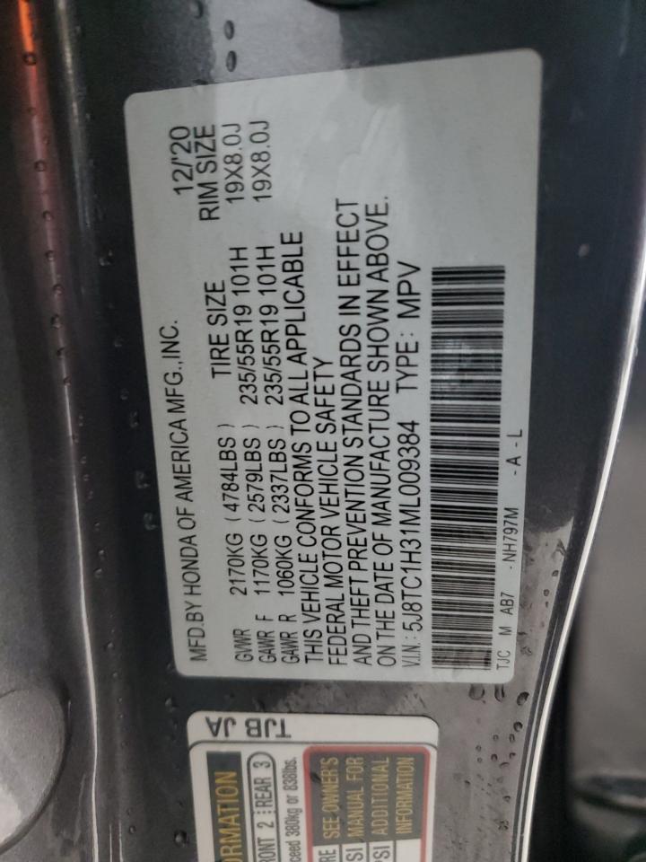 5J8TC1H31ML009384 2021 Acura Rdx