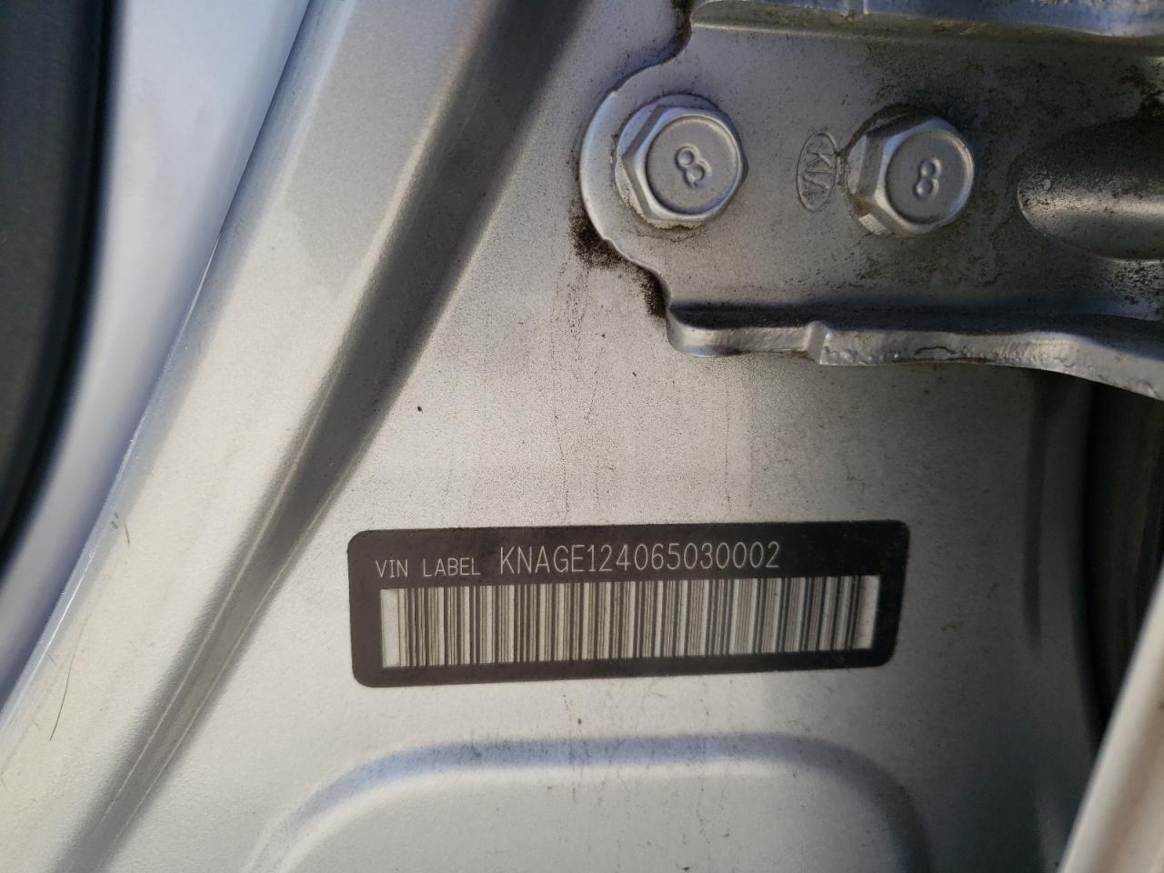 KNAGE124065030002 2006 Kia Optima Lx