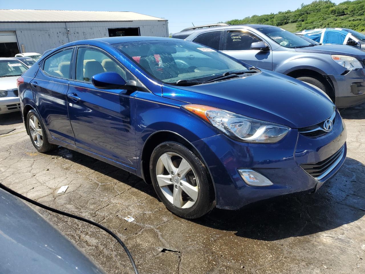 Lot #2926292422 2013 HYUNDAI ELANTRA GL