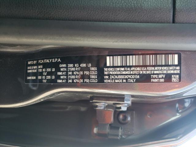 2019 Jeep Renegade Latitude VIN: ZACNJBBB3KPK30154 Lot: 57342954