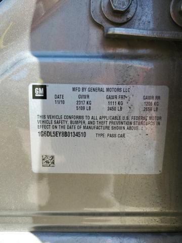 2011 Cadillac Cts Performance Collection VIN: 1G6DL5EY8B0134510 Lot: 58642344