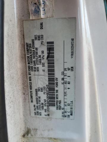 1999 Ford Econoline E450 Super Duty Cutaway Van Rv VIN: 1FDXE40F4XHB57243 Lot: 57898284