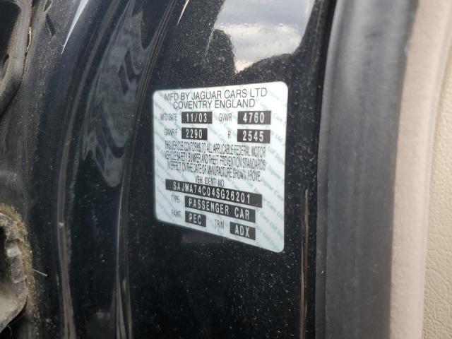 2004 Jaguar Vandenplas VIN: SAJWA74C04SG26201 Lot: 58322624