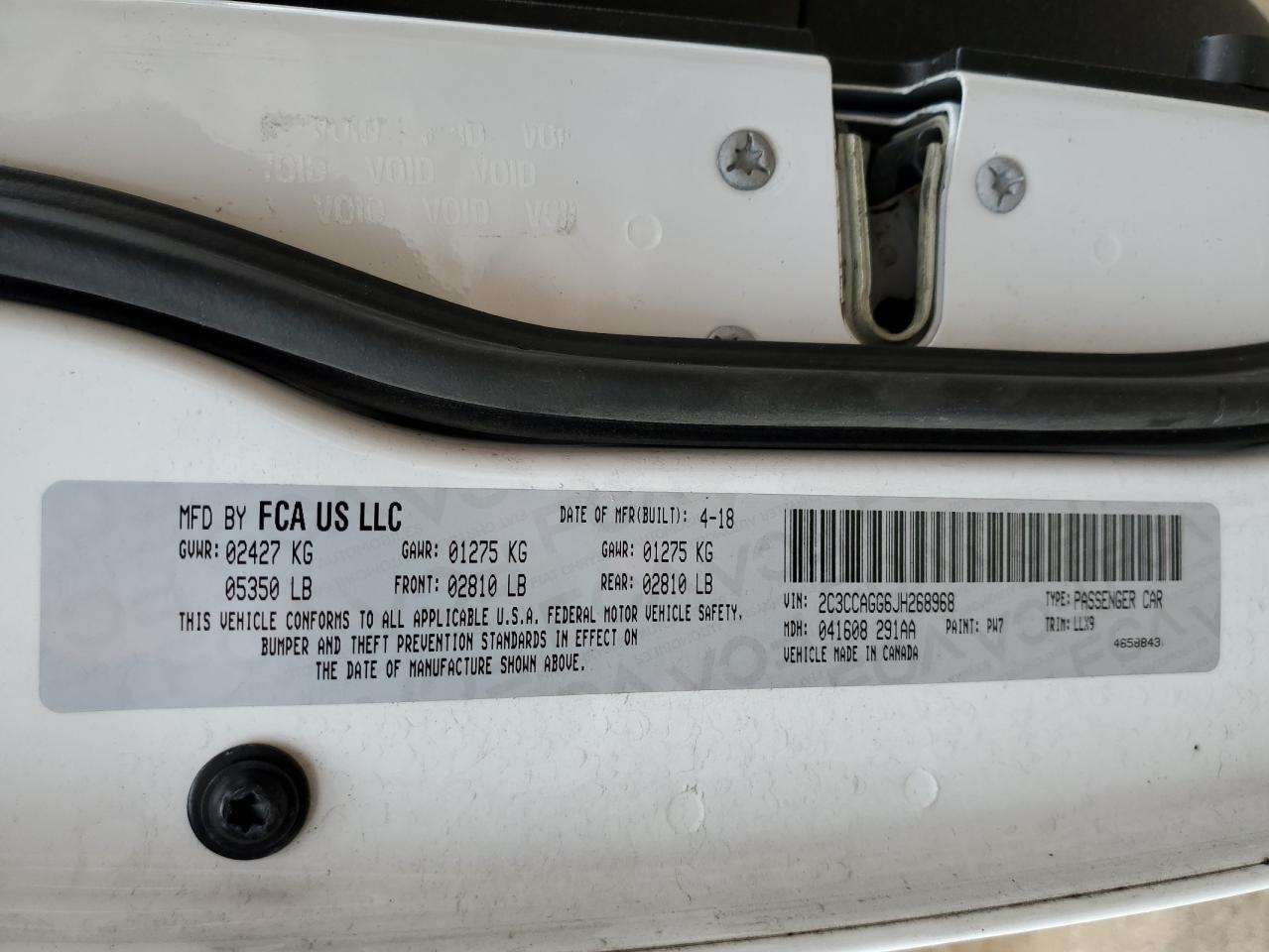 2C3CCAGG6JH268968 2018 Chrysler 300 S