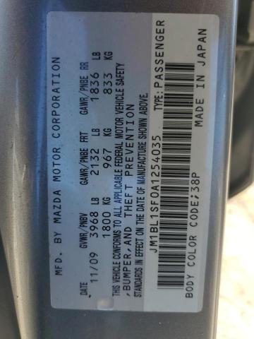 2010 Mazda 3 I VIN: JM1BL1SF0A1254035 Lot: 60733324