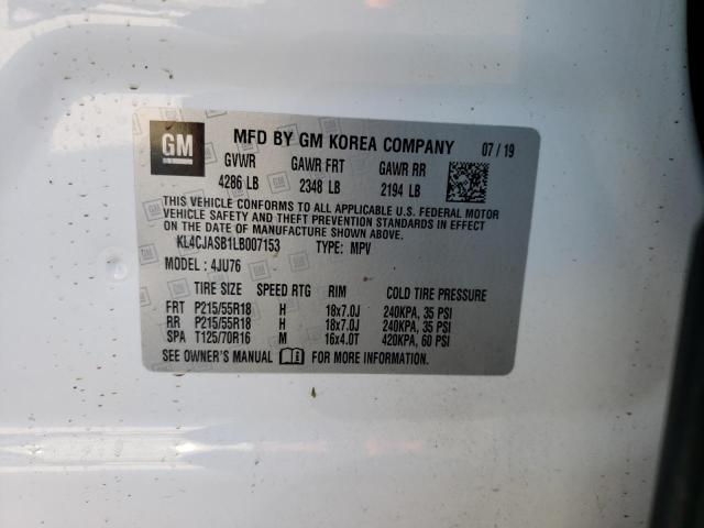 2020 BUICK ENCORE PRE - KL4CJASB1LB007153