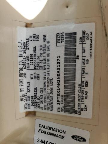 1992 Ford F150 VIN: 1FTEX14N1NKA21271 Lot: 59791704