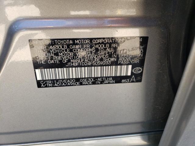 2015 Lexus Is 250 VIN: JTHBF1D24F5059233 Lot: 59575374