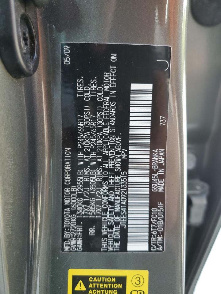 JTEES41A092133515 2009 Toyota Highlander