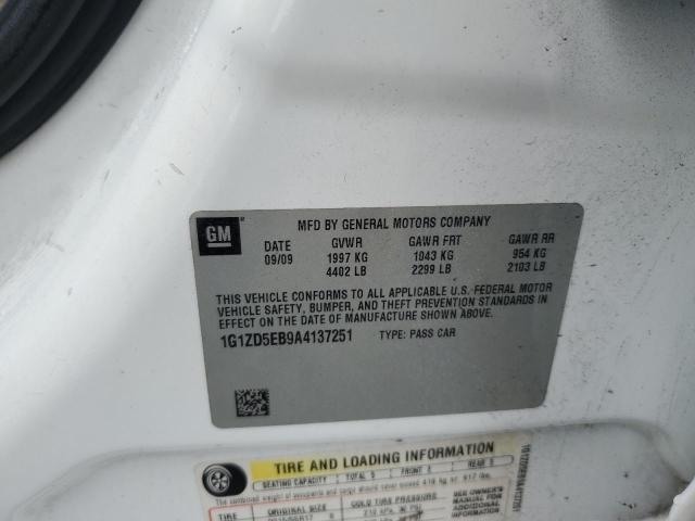 2010 Chevrolet Malibu 2Lt VIN: 1G1ZD5EB9A4137251 Lot: 61000044