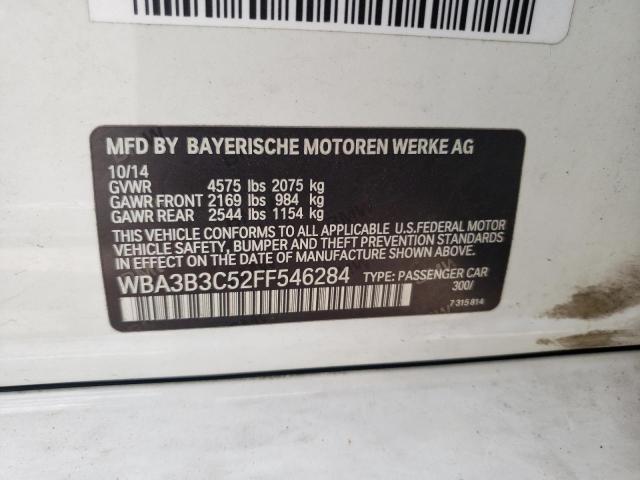 2015 BMW 328 Xi VIN: WBA3B3C52FF546284 Lot: 59649304