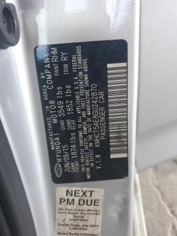 2016 Hyundai Accent Se VIN: KMHCT5AE8GU242870 Lot: 55793654