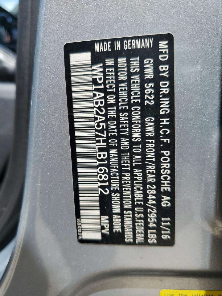 WP1AB2A57HLB16812 2017 Porsche Macan S