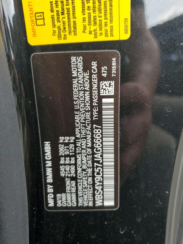 WBS4Y9C57JAG66687 2018 BMW M4