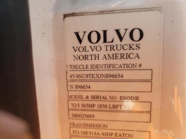 4V4NC9TKXJN896654 2018 Volvo Vn Vnl