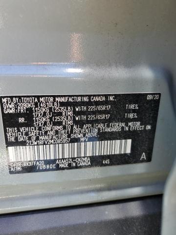 2021 Toyota Rav4 Xle VIN: 2T3W1RFV2MC085957 Lot: 60249584