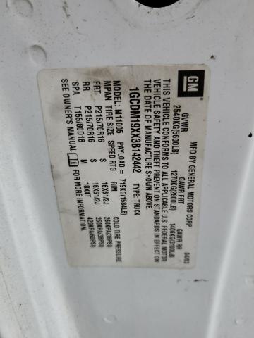 2003 Chevrolet Astro VIN: 1GCDM19XX3B142442 Lot: 59958944