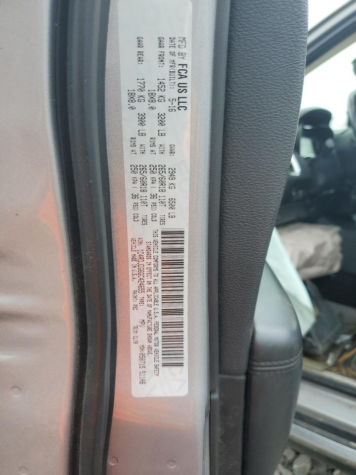 1C4RDJDG6GC424655 2016 Dodge Durango Limited