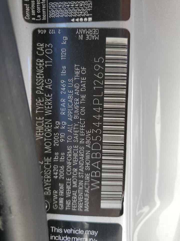 WBABD53444PL12695 2004 BMW 330 Ci