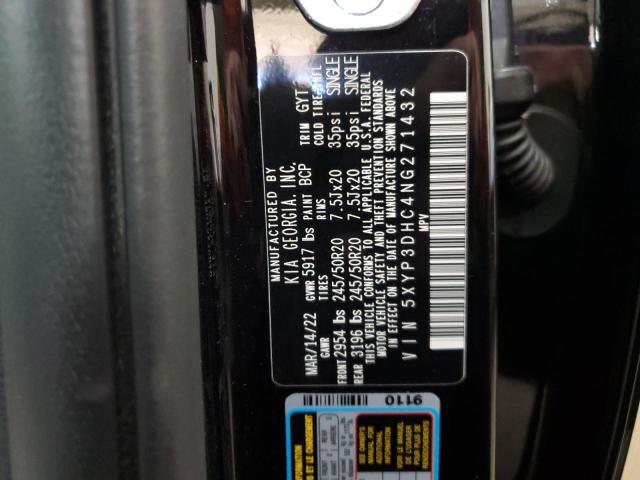2022 KIA TELLURIDE - 5XYP3DHC4NG271432