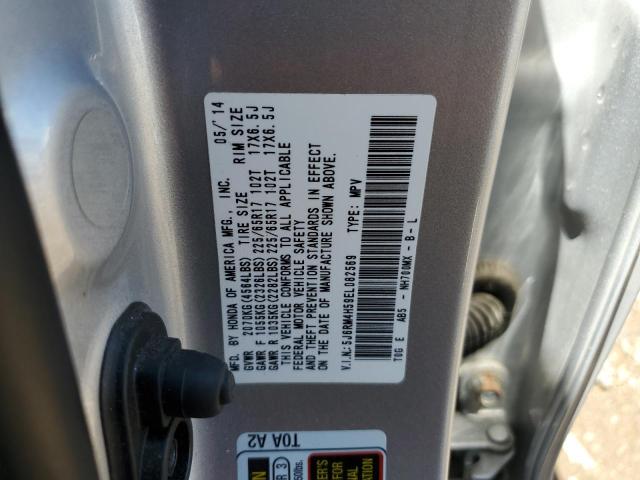 2014 Honda Cr-V Ex VIN: 5J6RM4H59EL082569 Lot: 57975544