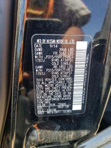 2014 Nissan Juke S VIN: JN8AF5MR2ET454494 Lot: 57879994