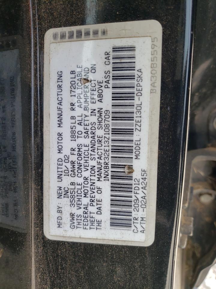 1NXBR32E13Z108709 2003 Toyota Corolla Ce