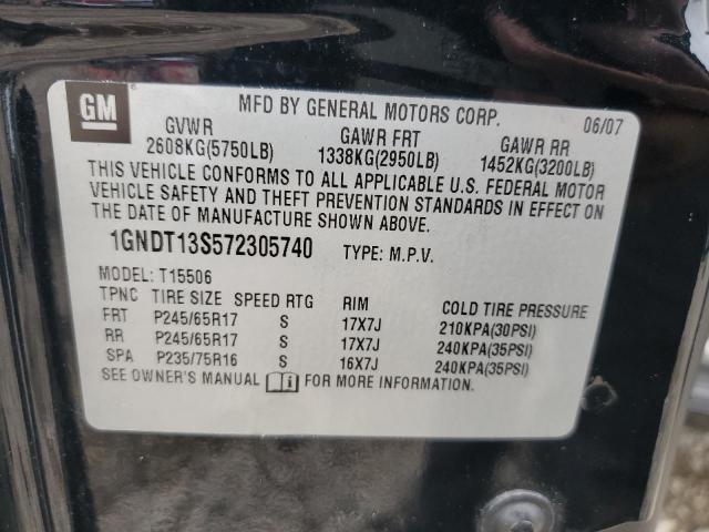 2007 Chevrolet Trailblazer Ls VIN: 1GNDT13S572305740 Lot: 60630044