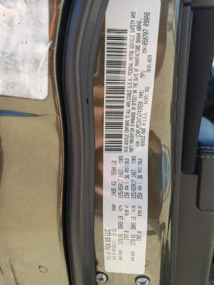 1C4PJMCBXFW743920 2015 Jeep Cherokee Latitude