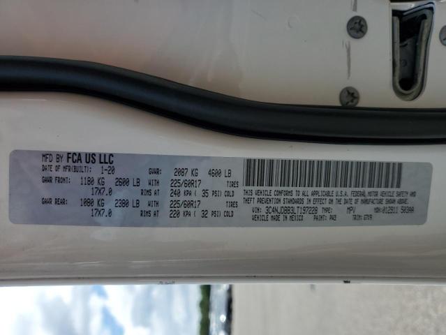 2020 Jeep Compass Latitude VIN: 3C4NJDBB3LT197228 Lot: 57948444